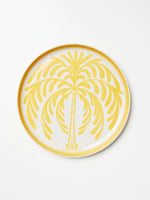 Jones & Co -Del Sol Palm Plate Yellow