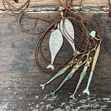 Baccala Pendant silver & bronze