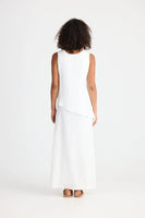 Grace Dress White Linen Blend