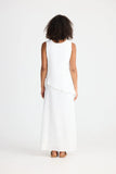 Grace Dress White Linen Blend