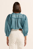 Zoe Kratzmann - Brigade Top in Sea Blue