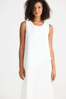 Grace Dress White Linen Blend