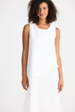 Grace Dress White Linen Blend