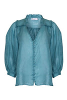 Zoe Kratzmann - Brigade Top in Sea Blue