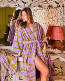 Kip & Co - Big Flower Terry Bath Robe
