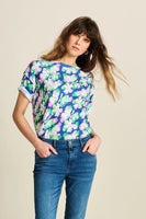 Pom T-Shirt Lillies Blue