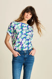 Pom T-Shirt Lillies Blue