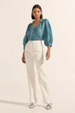 Zoe Kratzmann - Brigade Top in Sea Blue