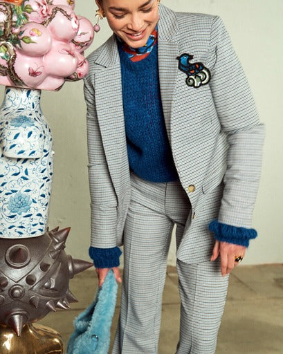 POM Amsterdam- Checked Blazer