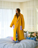 Kip & Co - Lavender Honey Quilted Velvet Robe