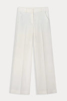 Pom Wide Leg Blooming Ecru Pants