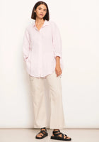 POL - Joss Linen Shirt in Pink Denomination