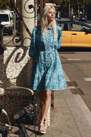 Zoe Kratzmann - Beacon Dress in Sapphire Tile