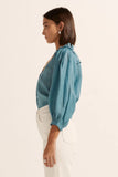 Zoe Kratzmann - Brigade Top in Sea Blue