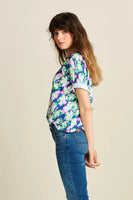 Pom T-Shirt Lillies Blue