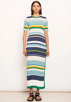 POL- Lido Multi Knit Dress (Green multi)