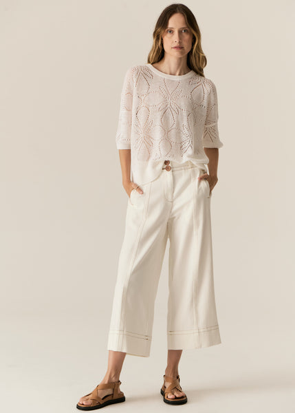 POL - Raydel Denim Pant - Ecru