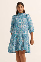 Zoe Kratzmann - Beacon Dress in Sapphire Tile