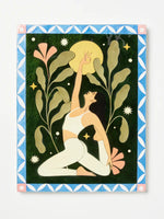Jones & Co - Sun Mudra Green Wall Art