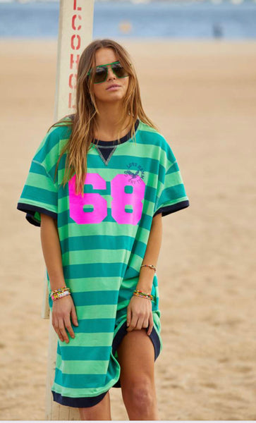 Hammill & Co Sweat Beach Dress Green