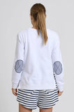 ZIP SIDE NAUTICAL SWEATSHIRT