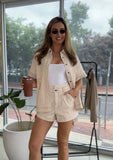 Hunter Ecru Denim Shorts