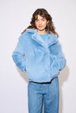 Pom Amsterdam Misty Blue Faux Fur
