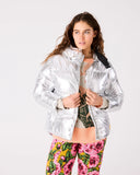 Kip and Co Silver Foil Bomber