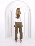 MONACO TONI BARREL CORD JEANS SAGE