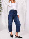 MONACO TONI BARREL CORD JEANS BLUE DENIM