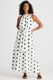 Lucia Woven Spot Dress