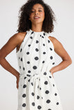 Lucia Woven Spot Dress