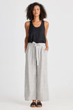 Dickens Charcoal FleckLinen Pant