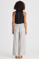 Dickens Charcoal FleckLinen Pant