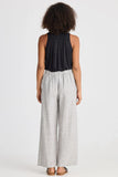 Dickens Charcoal FleckLinen Pant