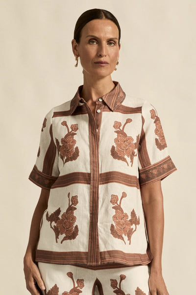 Pixel Coffee Top Zoe Kratzmann