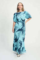 Pom Amsterdam Artisan Blue Sequin Dress