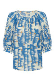 Pol Ace Print Silk Top