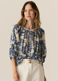 Pol Ace Print Silk Top