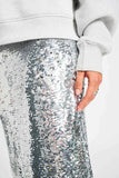 Pom Amsterdam Silver Sequin Skirt