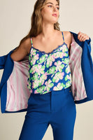 Pom Blazer Pique Ink Blue