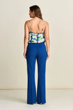 Pom Amsterdam Pique Flare Ink Blue Pants