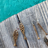 Pesci Triglie Bronze Earrings