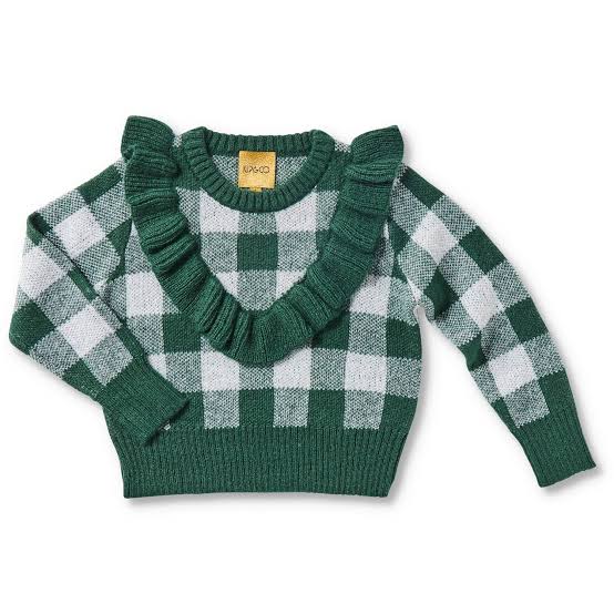 Kip & Co Tartan Knit