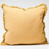 Eadie Luca Boho Tumeric Linen Cushion and Co 50/50 cm