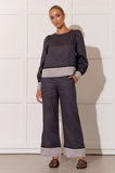 ADORNE - NISHA CROPPED CONTRAST PANT