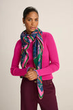 POM Amsterdam -Shawl-Dare Flower-Pop pink