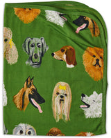 Kip & Co- Dog Park Organic Cotton snuggle Blanket