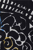 POM Amsterdam -Shawl- Pride Black and White