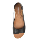 Django & Juliette - Brayan-DJ - Black/Dark Tan Leather Sandals